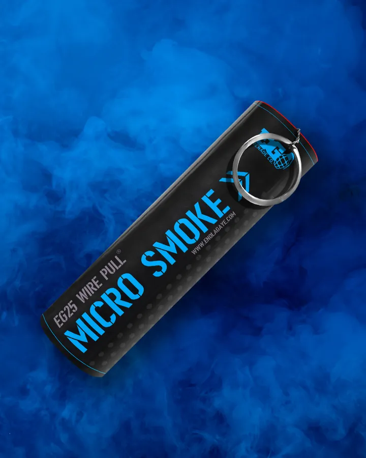 Blue smoke grenade