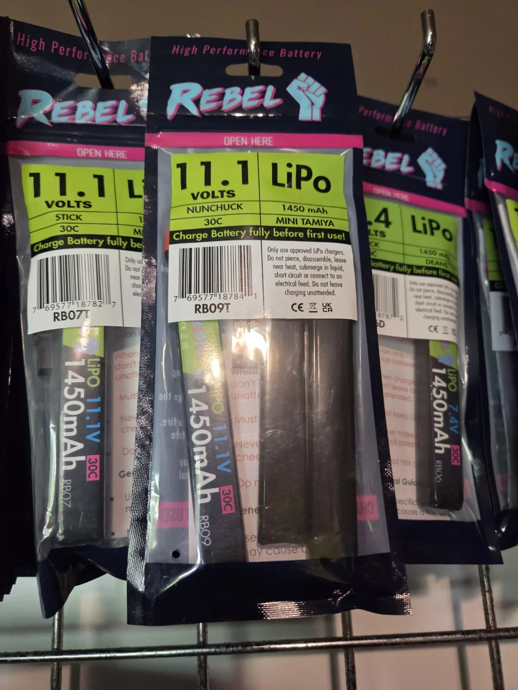 Rebel Nunchuck 11.1v Lipo Mini Tamiya