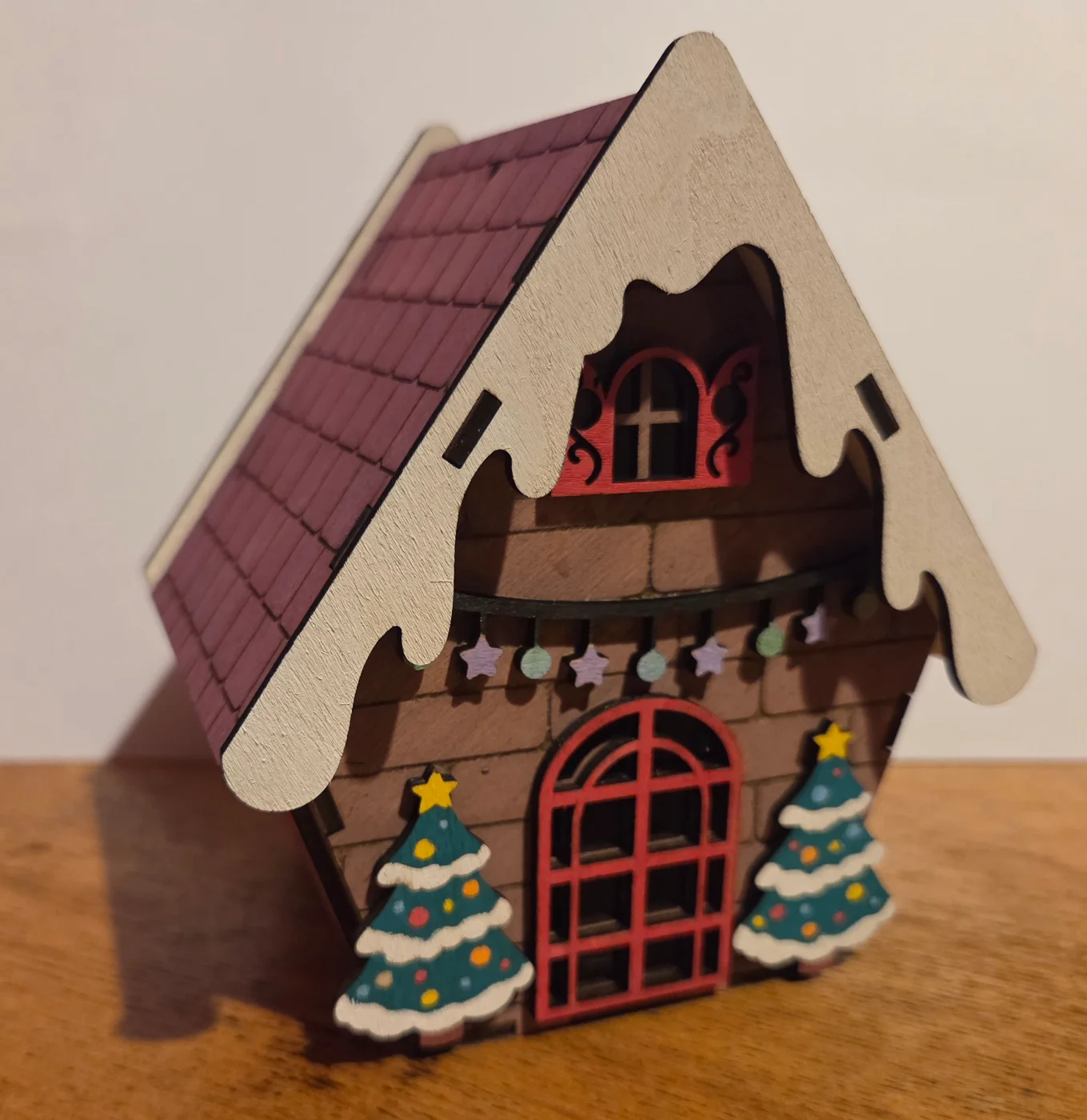 Gingerbread tealight house