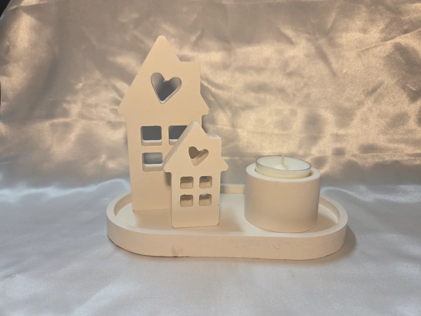 Tealight holder set- heart home